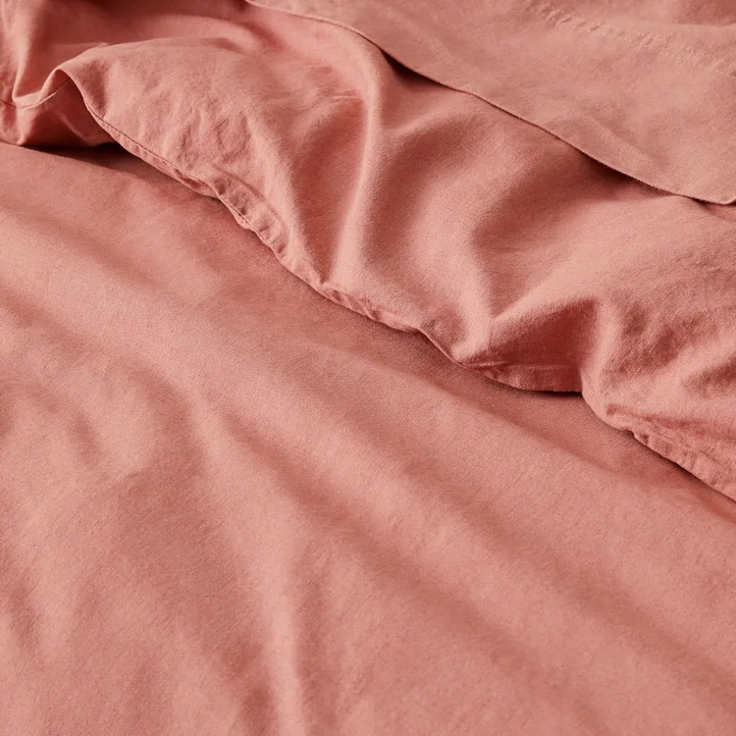 Olsen Linen/Cotton Quilt Cover - Green