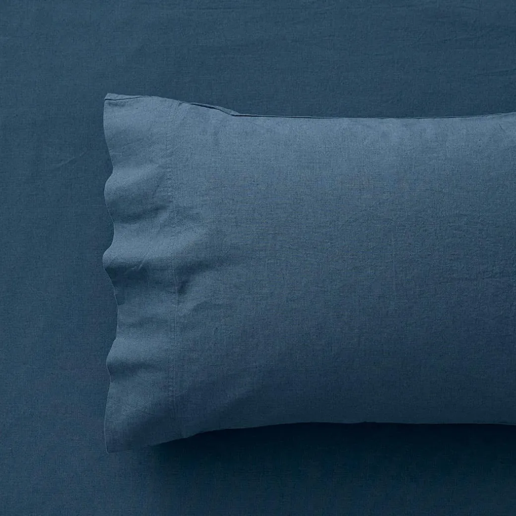 Olsen Linen/Cotton Sheet Set - White