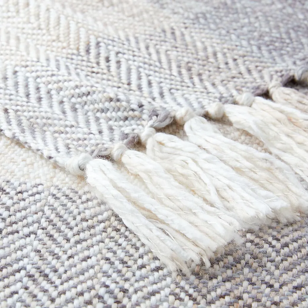 Peru Check Throw - Blue Multi