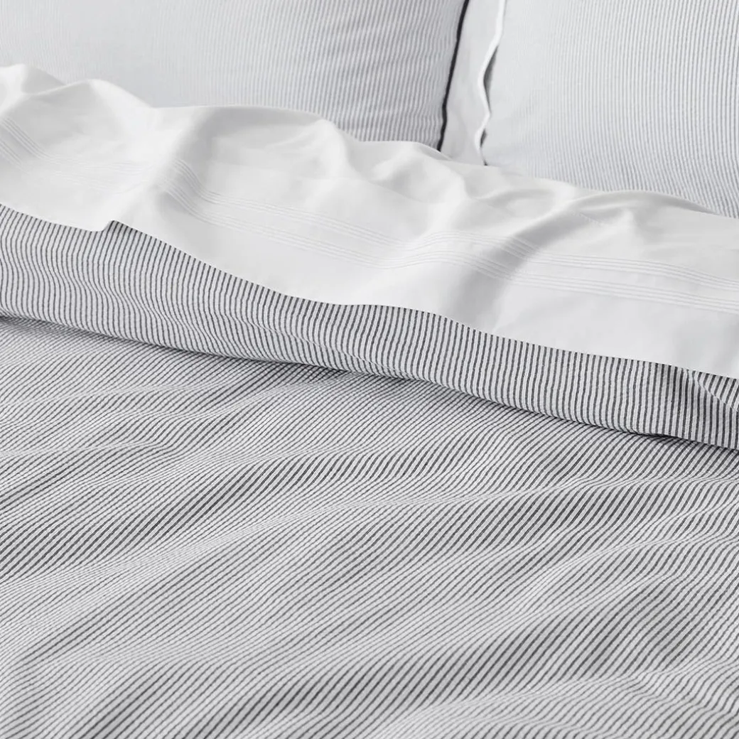 Portofino Quilt Cover - Grey