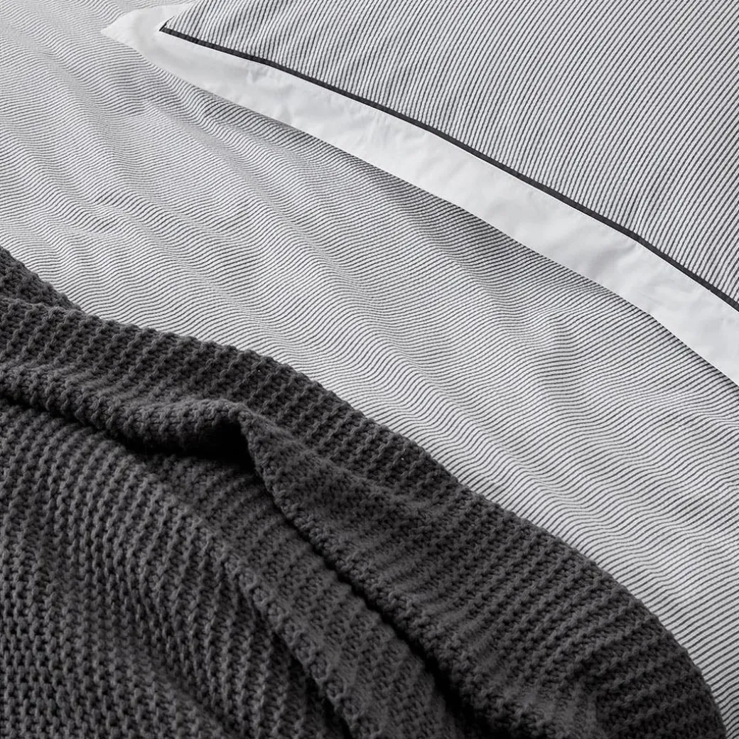 Portofino Quilt Cover - Grey