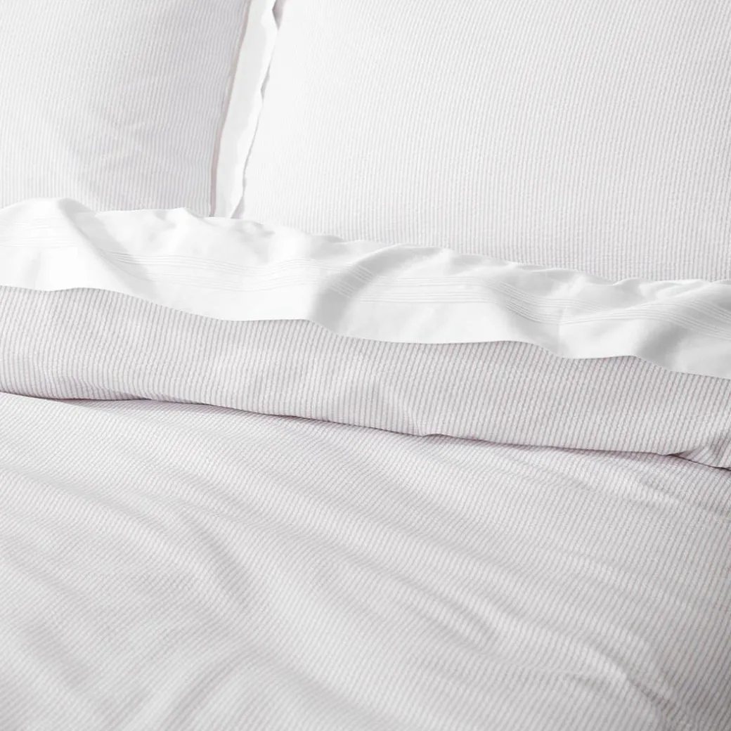 Portofino Quilt Cover - Grey