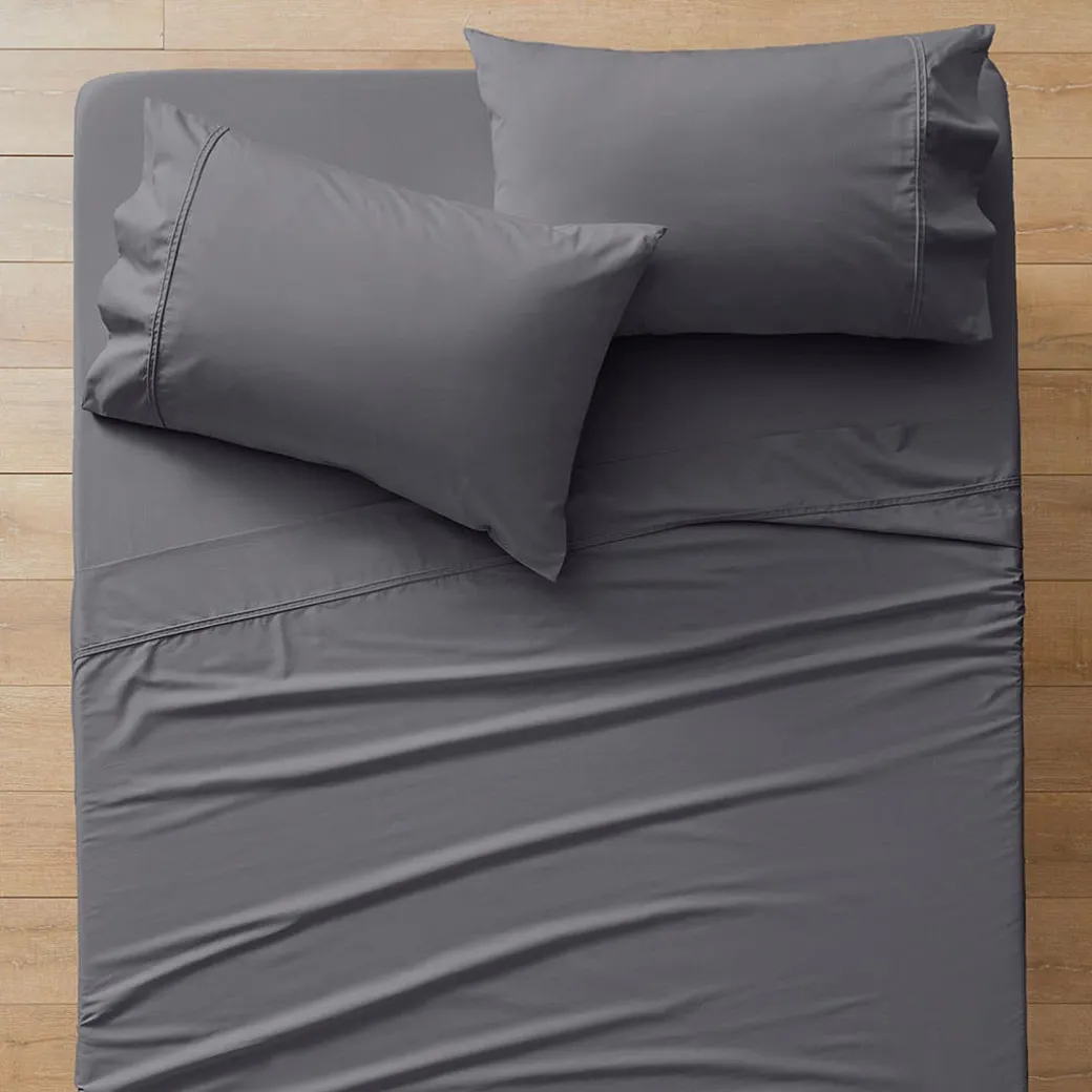 Pure 250 TC Egyptian Cotton Sheet Set - Indigo