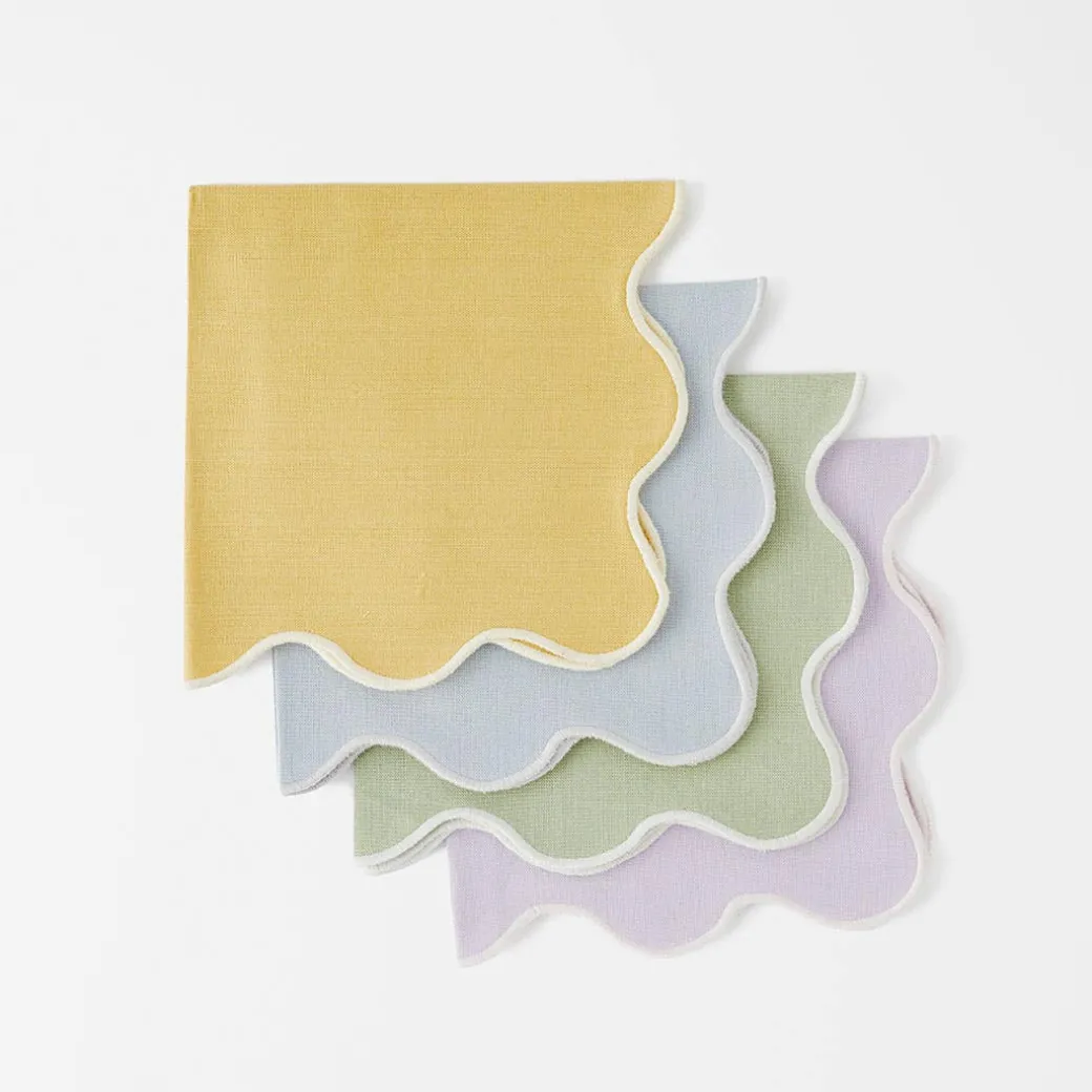Scallop Edge Napkin Set