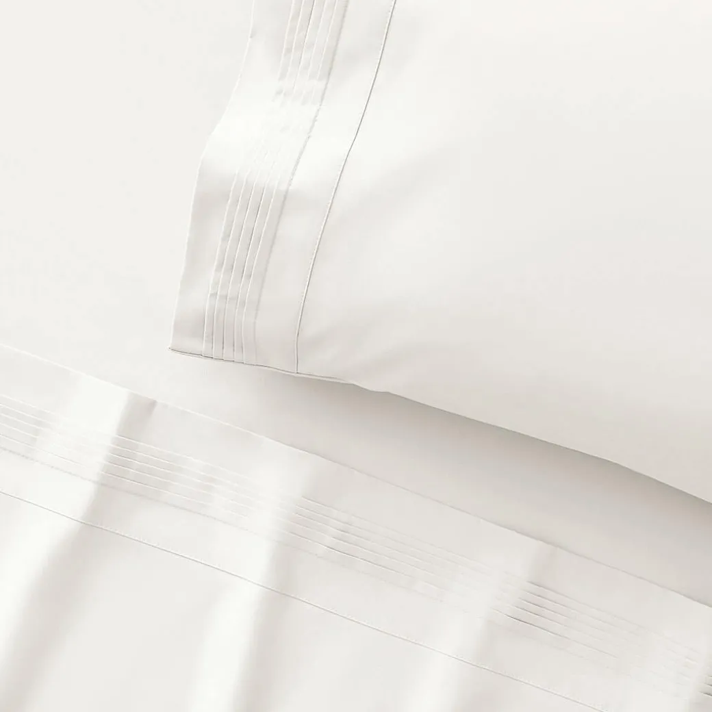 Sleeping Beauty 1200 TC Egyptian Cotton Sheet Set - Vanilla