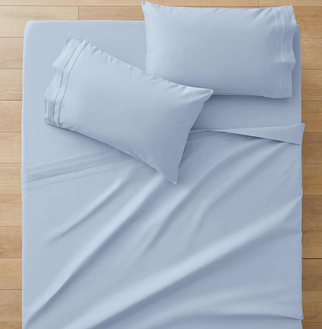 Sleeping Beauty 1200 TC Egyptian Cotton Sheet Set - Vanilla