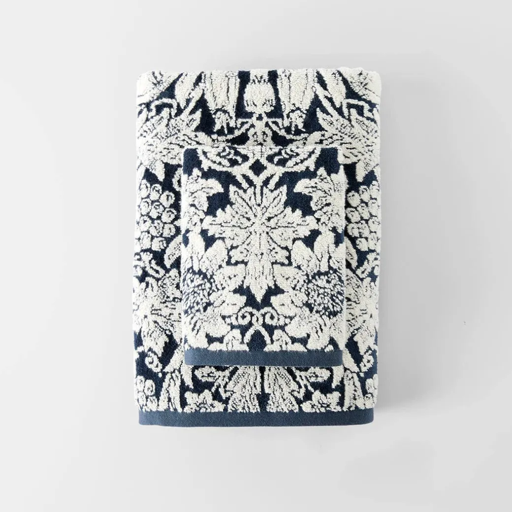 Sunflower Towel - Navy