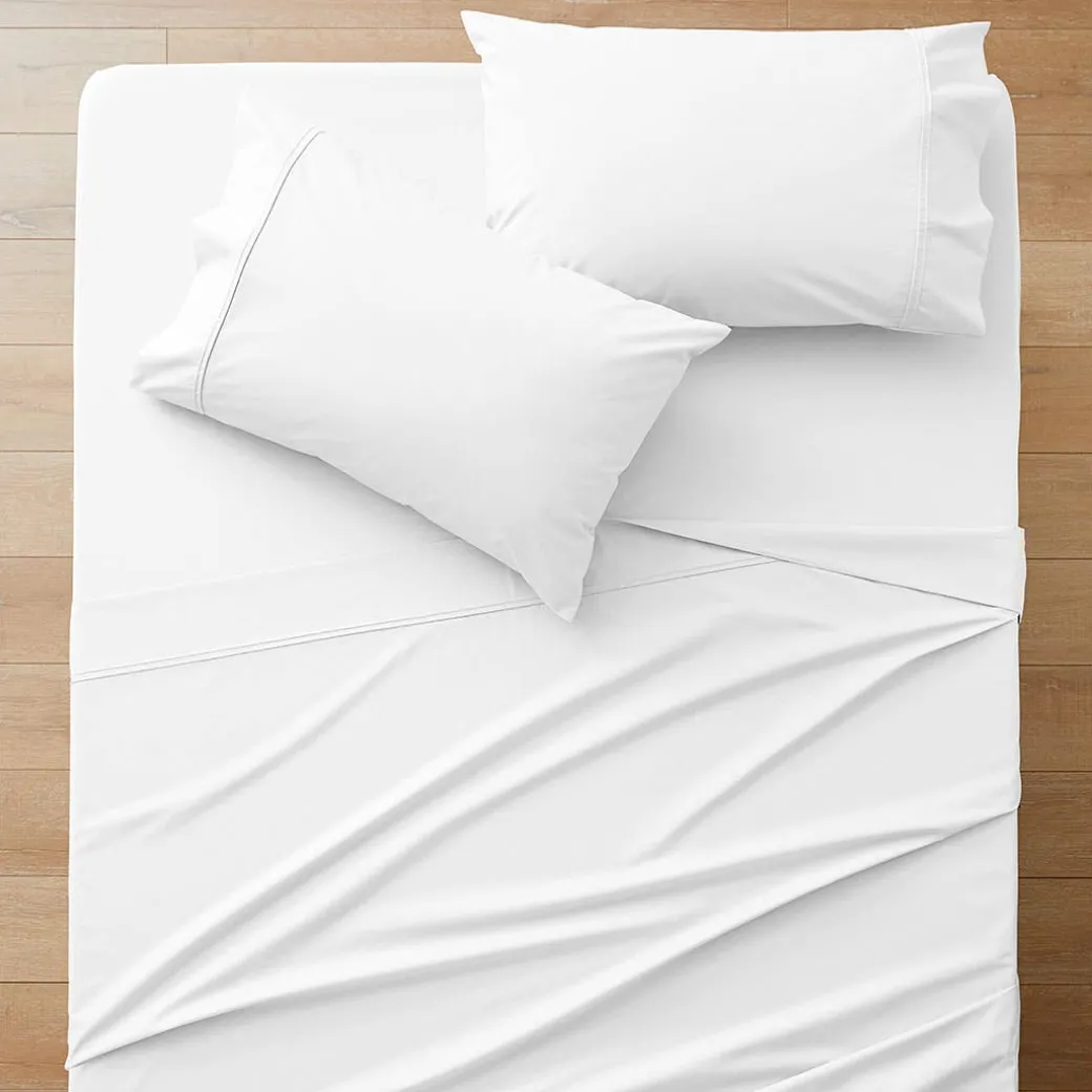 Supreme 250 TC Egyptian Cotton Sheet Separates - Silver