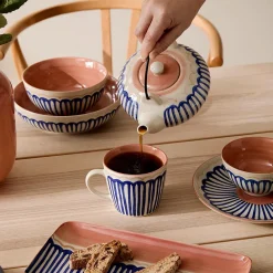 Tondo Mug - Blue/White