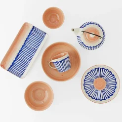 Tondo Mug - Blue/White