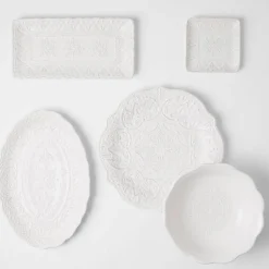 Venezia Large Oval Platter - Ivory