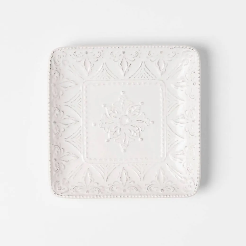 Venezia Small Square Platter - Ivory