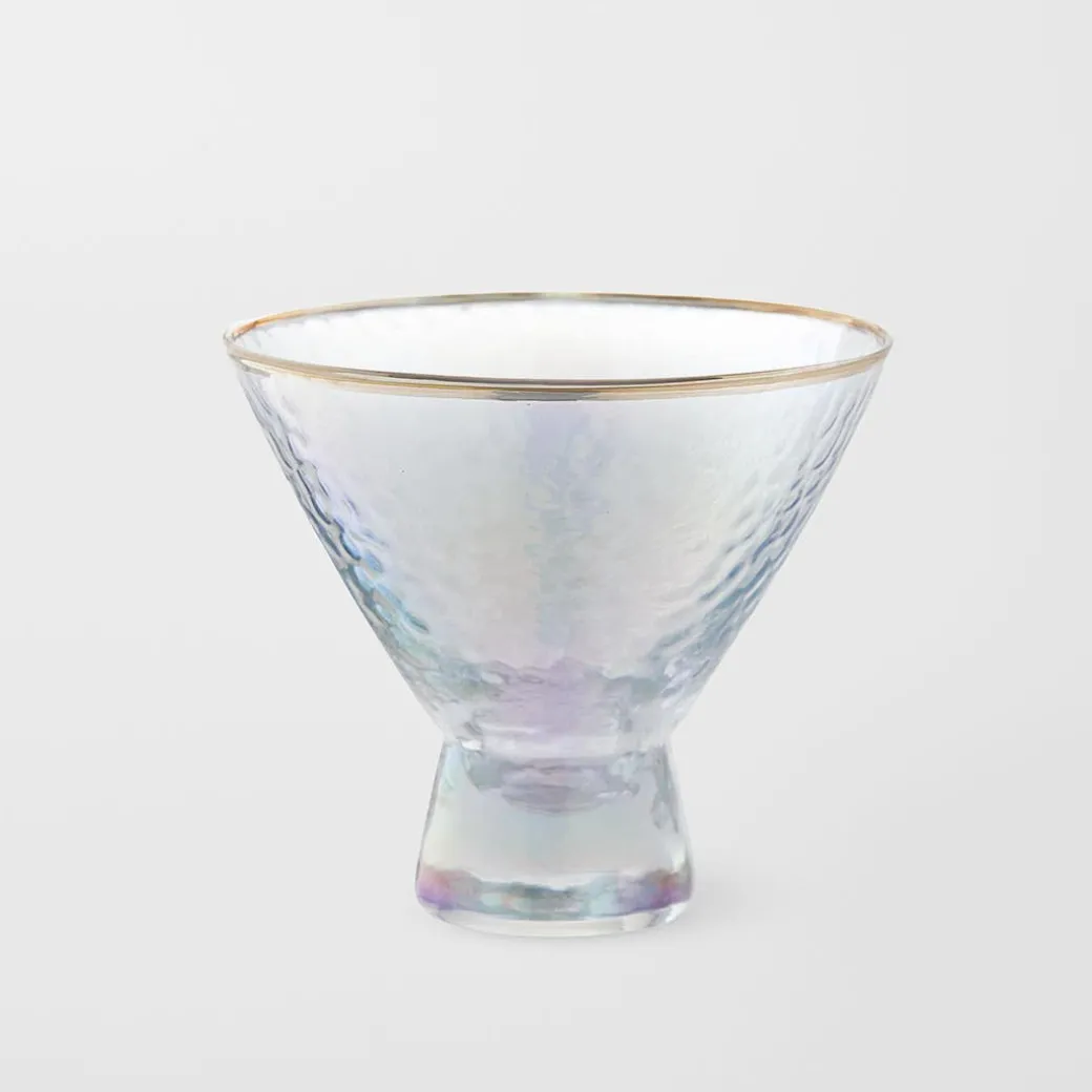 Vista Gold Rim Glass Drinkware