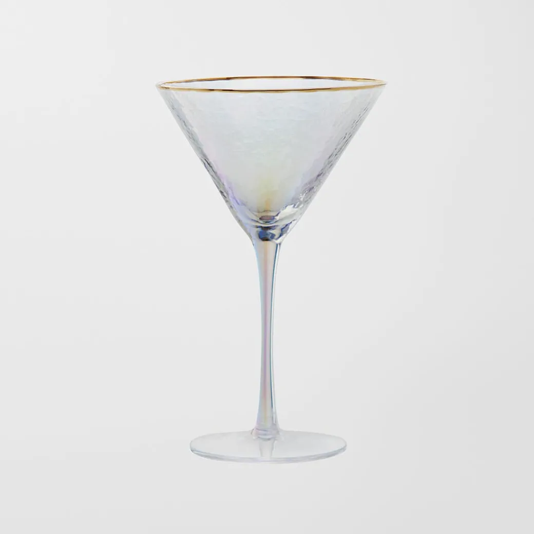 Vista Gold Rim Glass Drinkware