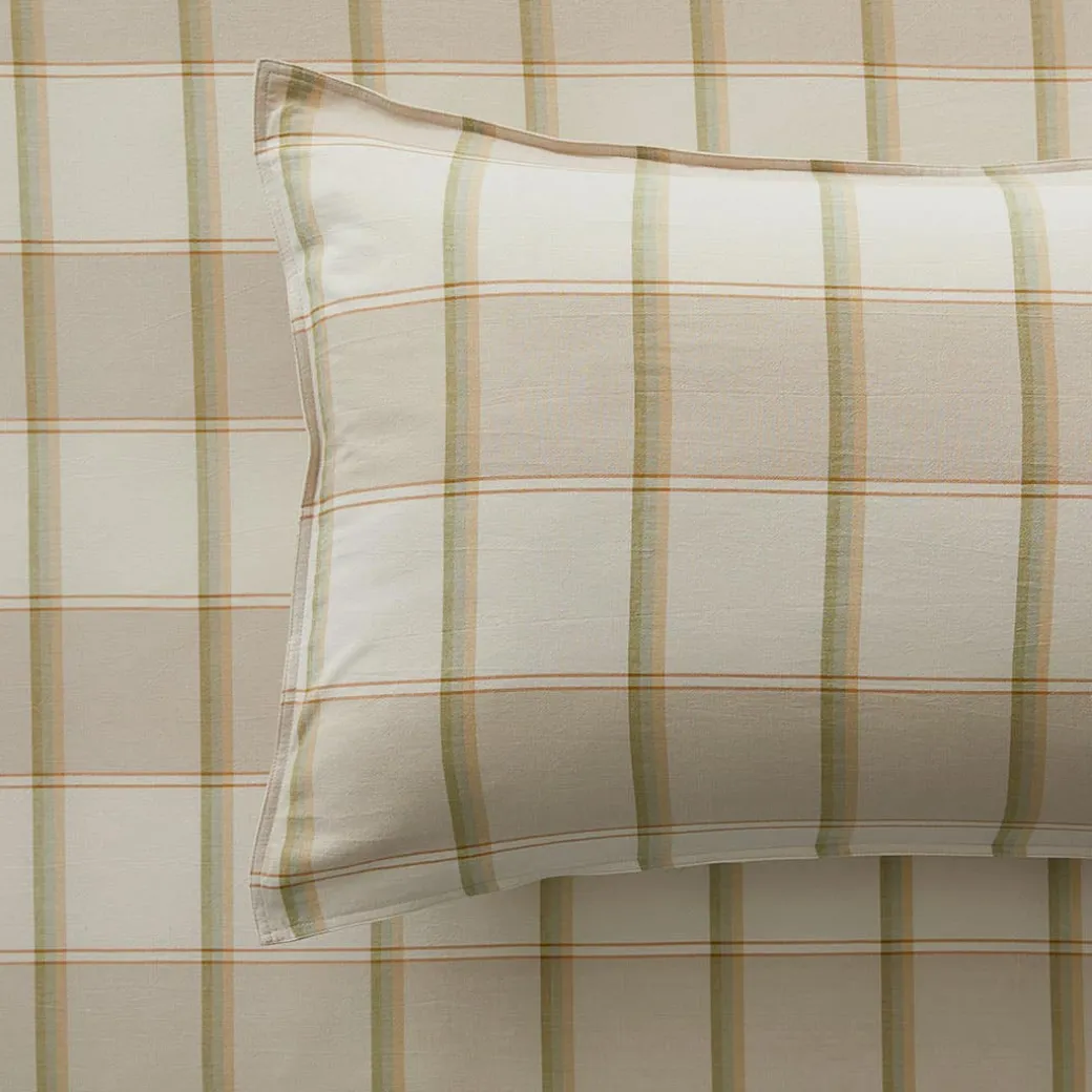 Watkins Washed Cotton Quilt Cover Set - Natural