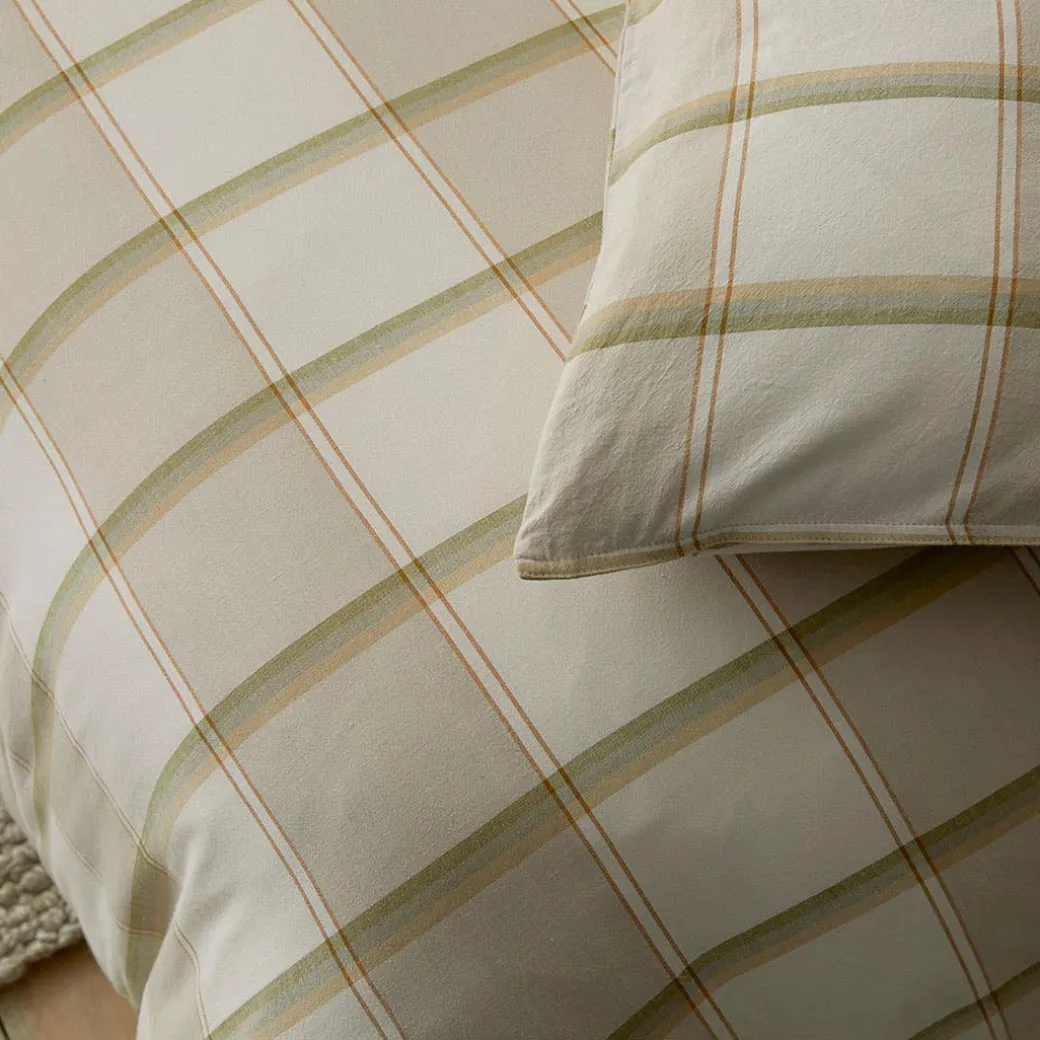 Watkins Washed Cotton Quilt Cover Set - Natural