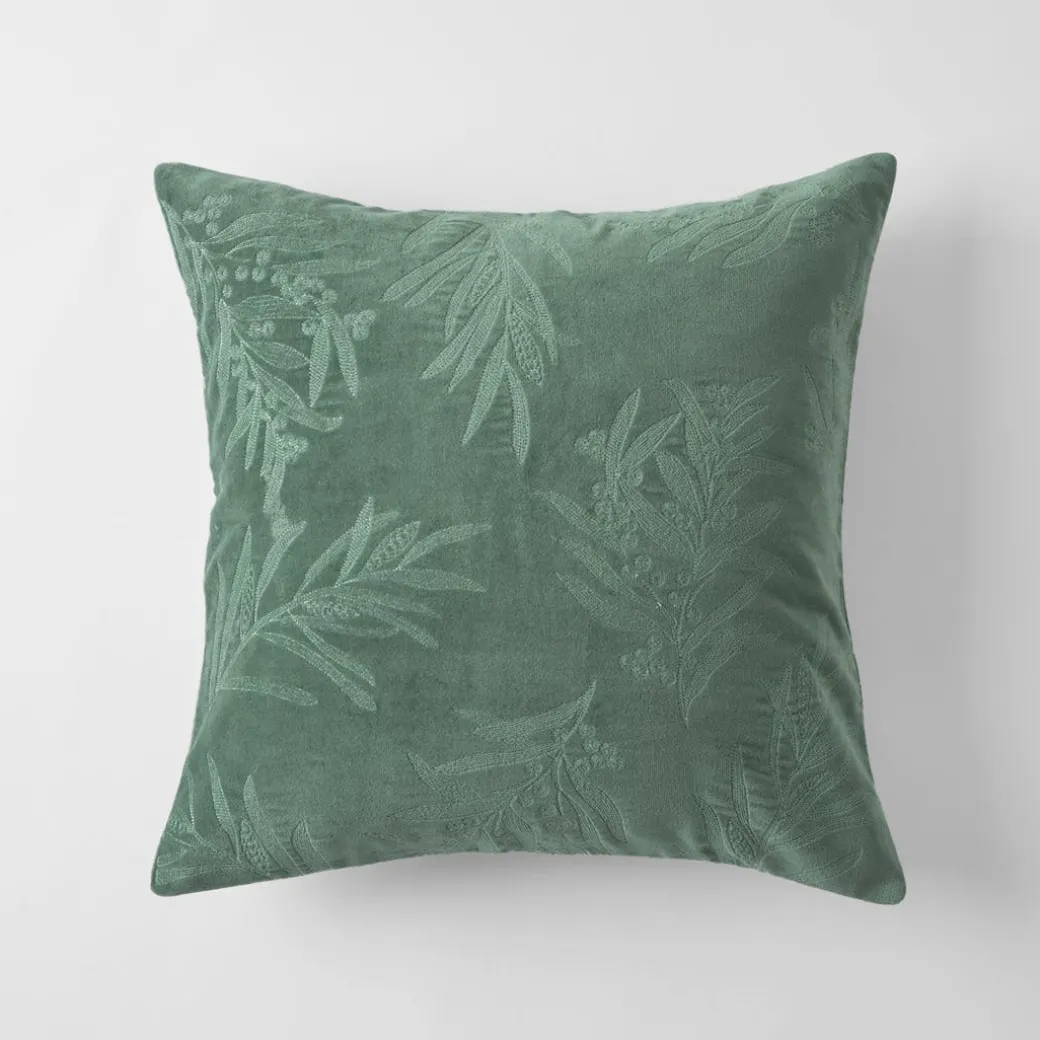 Wattle Velvet Cushion