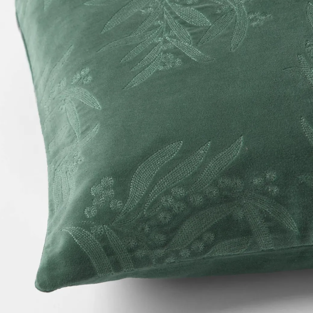 Wattle Velvet Cushion