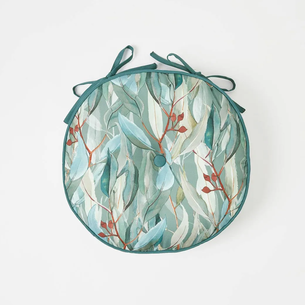 Winton Gum Print Round Outdoor Chair Pad