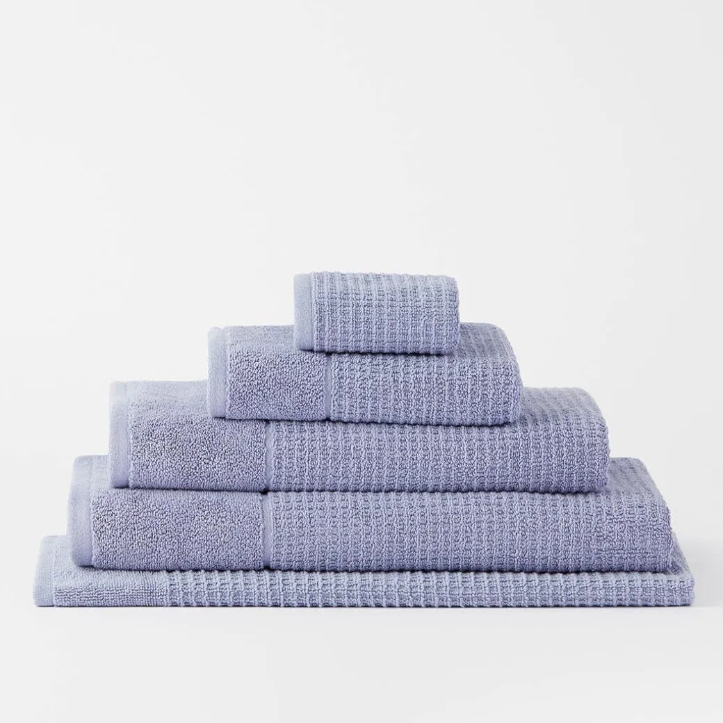 Wythe Waffle Towel - Navy