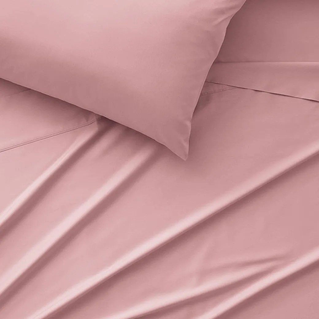 York 375 TC Cotton Sateen Sheet Set - White