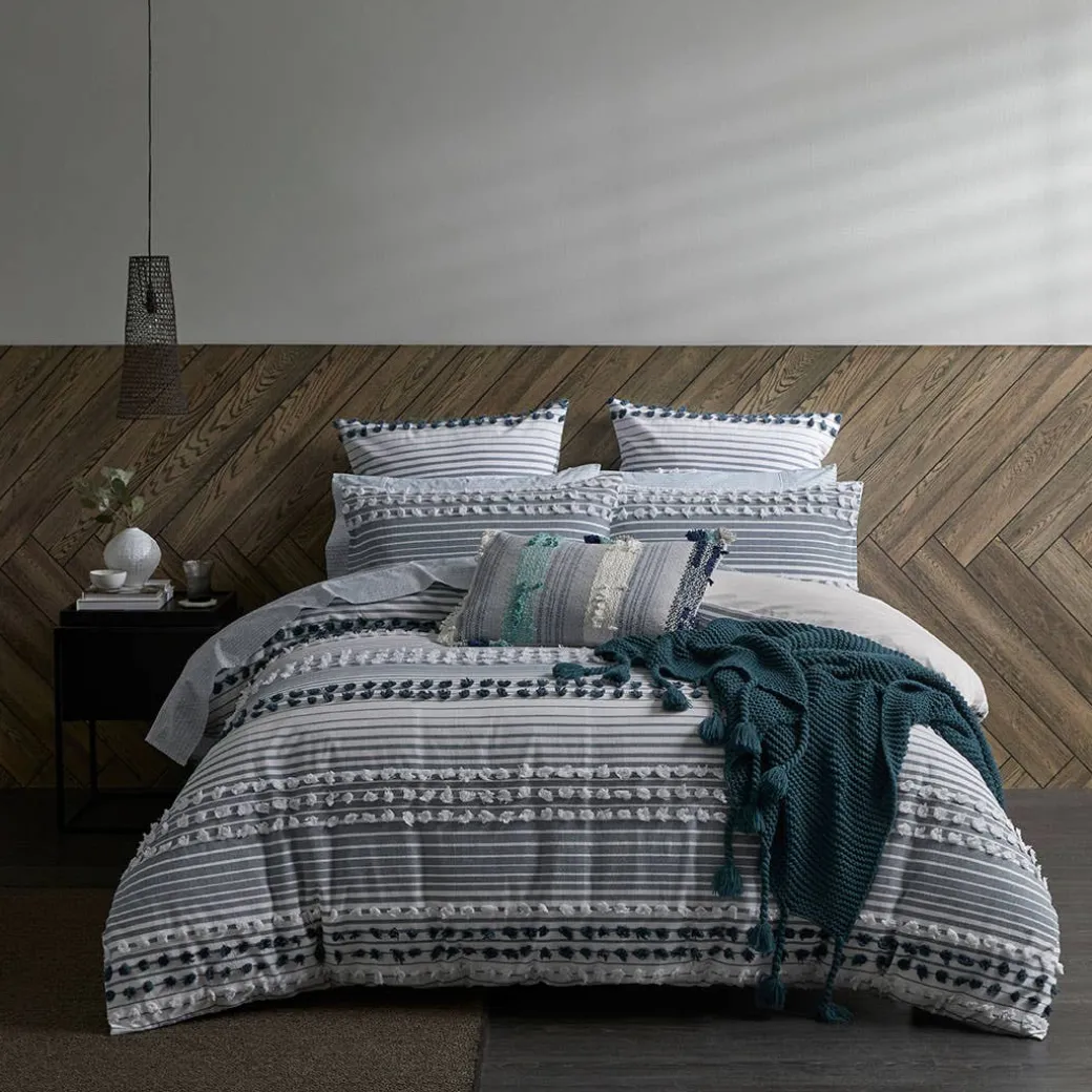 Zevon Woven Stripe Quilt Cover